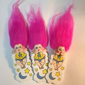 3x New NOS Applause Magic Troll Zabrina Bookmarks